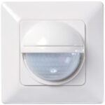THEBEN - Détect. mouvement BLANC mural 200° 1 can. TRIAC 2 fils 8m IP40 400W HALO. - 1133