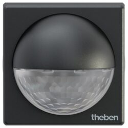 THEBEN - Détect. mouvement extérieur NOIR mural 180° 1 can. 12m IP55 500W LED - 10007