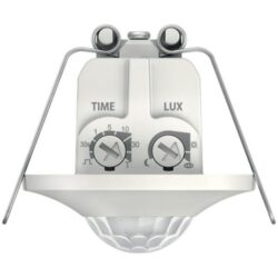 THEBEN - Détect. présence BLANC encastré 360° 1 can. 8m IP20 200W LED - 9471