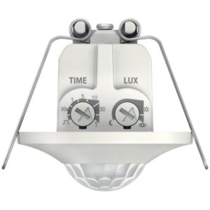 THEBEN - Détect. présence BLANC encastré 360° 1 can. 8m IP20 200W LED - 9471