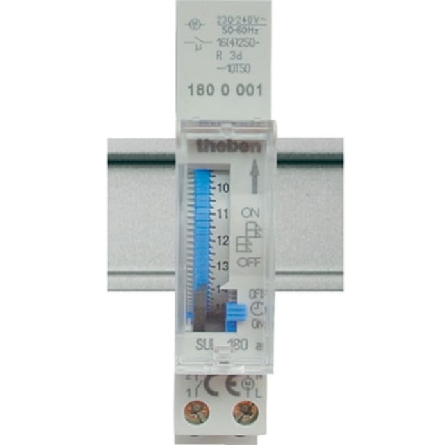 THEBEN - Horloge 24H avec réserve de marche 230V 45-60HZ 1NO 16A - 1682 THEBEN - Horloge 24H avec réserve de marche 230V 45-60HZ 1NO 16A - 1682