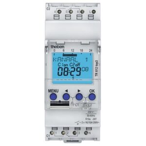 THEBEN - Horloge digitale 24H/7J 230V 45-60HZ 2CO 16A - TR612 TOP3