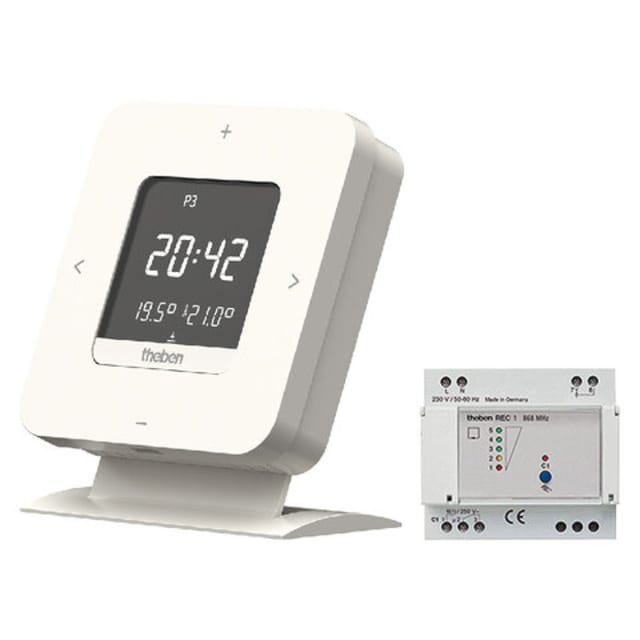 THEBEN - Thermostat à horloge digital + récepteur 2x1 THEBEN - Thermostat à horloge digital + récepteur 2x1