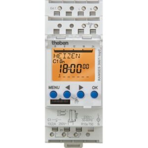 THEBEN - Thermostat à horloge sans sonde 230V 50-60HZ 6-30°C 1CO 10A - 4465
