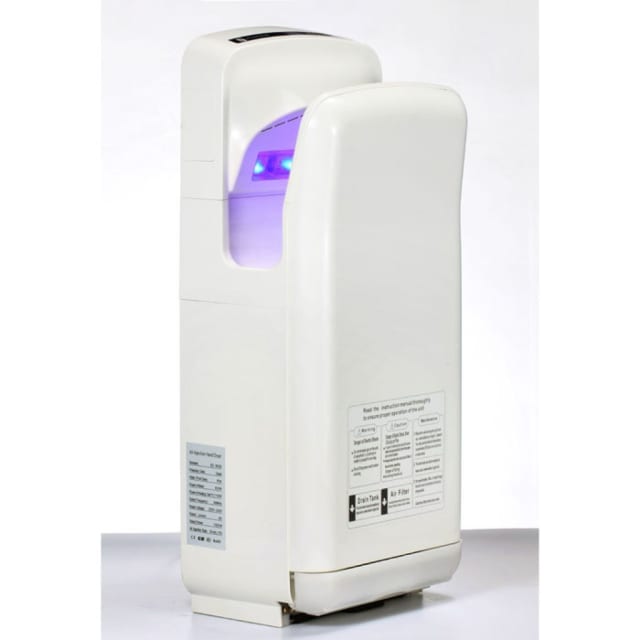 THERMOCOMFORT - Sèche-mains - 1650W - vitesse de l'air 95m/s - temps de séchage 5-7sec - IPX4 - A0005886 THERMOCOMFORT - Sèche-mains - 1650W - vitesse de l'air 95m/s - temps de séchage 5-7sec - IPX4 - A0005886