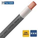TOPCABLE - POWERFLEX+ YMvKf câble d'alimentation souple PVC 1kV Cca s2d2a3 gris 1X70mm² - P0WERFLEX+1X70-CCA B 1000
