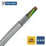 TOPCABLE - Screenflex PVC blindé vert/jaune HAR HD308 1kV Cca S3d1a3 4G25mm² - SCREENFL4X25-J-CCA B 1000