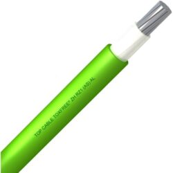 TOPCABLE - TOXFREE RZ1 Alu câble d'alimentation classe 2 LSOH 1kV vert B2ca s1ad1a1 1X120mm - 5901120.