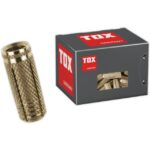 TOX - Cheville à expansion en laiton METRIX (MSD) M10x32 en boîte de 25 - 1233000560