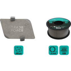 TRADEFORCE - 100 attaches auto-blocante Ø1