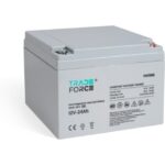 TRADEFORCE - 12V 24Ah 20HR batterie au plomb-acide