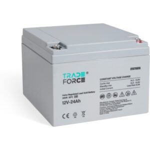 TRADEFORCE - 12V 24Ah 20HR batterie au plomb-acide
