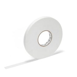 TRADEFORCE - Adhésif double face mousse PE 19mmx25mx1mm blanc usage intérieur & extérieur - 0001280128