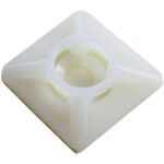 TRADEFORCE - Base carrée autocollante pour collier de serrage 3