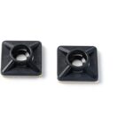 TRADEFORCE - Base carrée autocollante pour collier de serrage 3