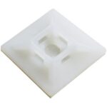 TRADEFORCE - Base carrée autocollante pour collier de serrage 4