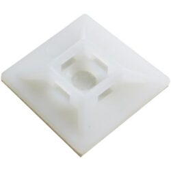 Détails visibles de Base autocollante carrée pour collier de serrage pour Embases adhésives