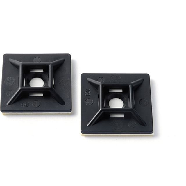 TRADEFORCE - Base carrée autocollante pour collier de serrage 4 TRADEFORCE - Base carrée autocollante pour collier de serrage 4