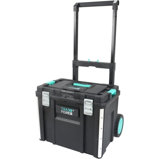 TRADEFORCE - Boîte à outils en plastique ForceBox avec chariot 512 x 390 x 415 mm (H) - 0122890004 TRADEFORCE - Boîte à outils en plastique ForceBox avec chariot 512 x 390 x 415 mm (H) - 0122890004