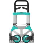 TRADEFORCE - Chariot télescopique pliable en aluminium avec une capacité de charge de 200 kg - 0012030001