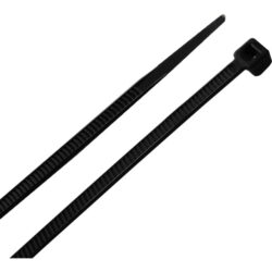 Détails visibles de Collier de serrage résistant UV noir mm extérieur pour Colliers de serrage pour câbles