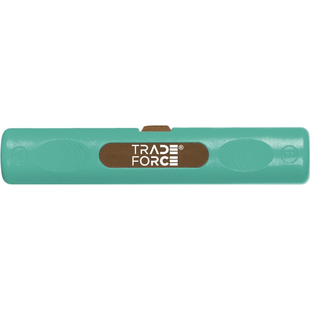TRADEFORCE Couteau à dénuder câble coaxial Couteau à dénuder câble coaxial Ø 4,8 à 7,5 mm 110 mm manche vert