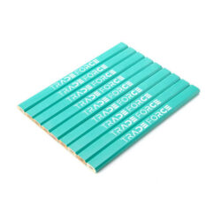 Crayon de charpentier plat professionnel, configuration visible