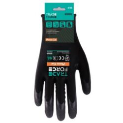 Gants anti-coupure HPPE nitrile noir taille M, configuration visible