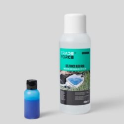 Gel isolant d’étanchéité bleu 450 ml et petit flacon doseur