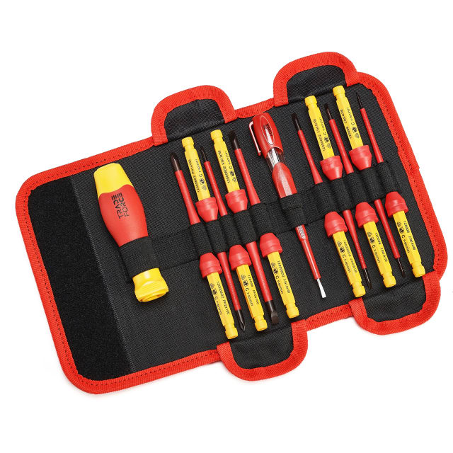 TRADEFORCE - Jeu de 12 tournevis VDE TRADEFORCE - Jeu de 12 tournevis VDE