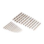 TRADEFORCE - Jeu de 25 forets HSS Co 5%