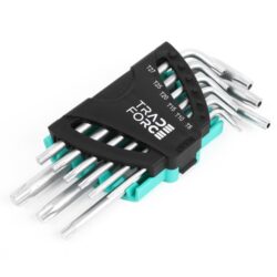 TRADEFORCE - Jeu de 9 clés Torx (T8-10-15-20-25-27-30-40-45)