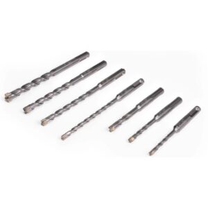 TRADEFORCE - Jeu de foret à percussion SDS-Plus Carbide 40CR 5-12x110-160mm - 0118420006