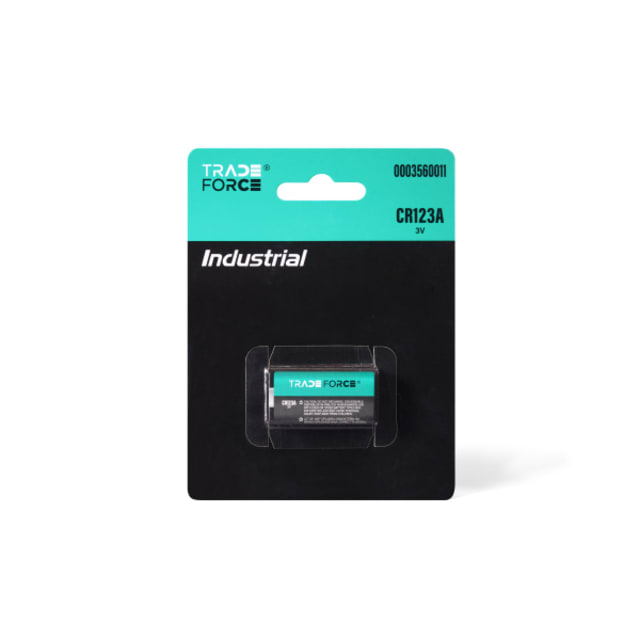 TRADEFORCE - Pile au lithium CR123A 3V 1 pièce - 0003560011 TRADEFORCE - Pile au lithium CR123A 3V 1 pièce - 0003560011