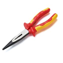 Pince à becs plats isolée VDE 1000V 200 mm, en acier/matière synthétique