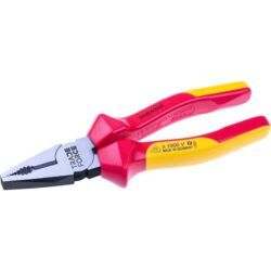 Pince universelle VDE 1000 V 200 mm acier CrV, configuration visible