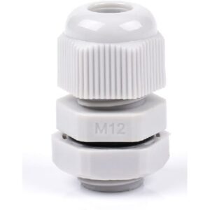 TRADEFORCE - Presse-étoupe M12 polyamide gris clair (3 - 5mm) - 0004410006