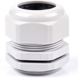 Presse-étoupe M50 polyamide gris clair 30-38 mm, configuration visible