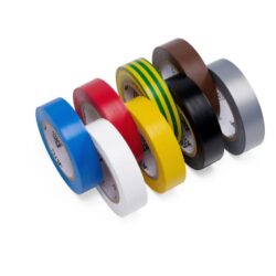 TRADEFORCE - Ruban isolant électrique 15mm x 10m multi color - 8 couleurs - 0001280065