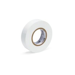 TRADEFORCE - Ruban isolant électrique 19mm x 20m blanc - 0001280011