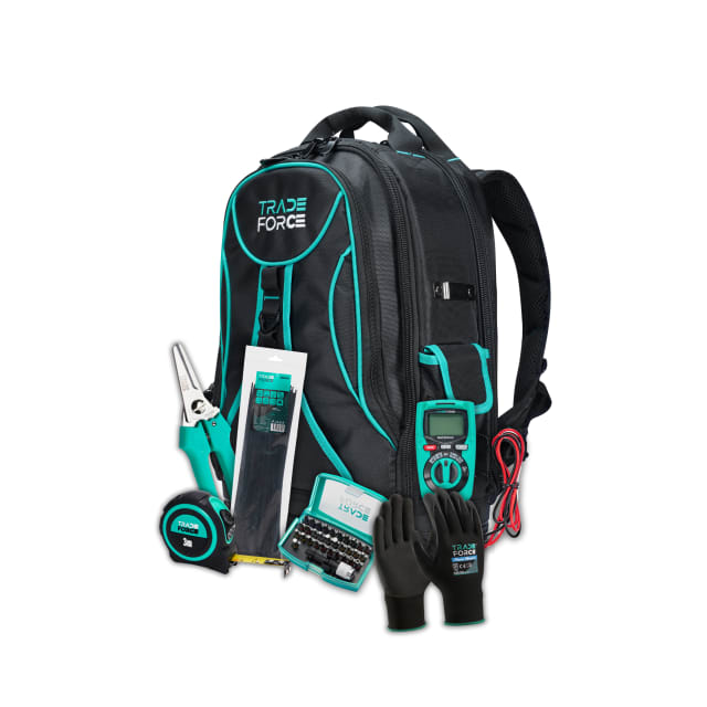 TRADEFORCE - Sac à dos avec multimètre TRADEFORCE - Sac à dos avec multimètre