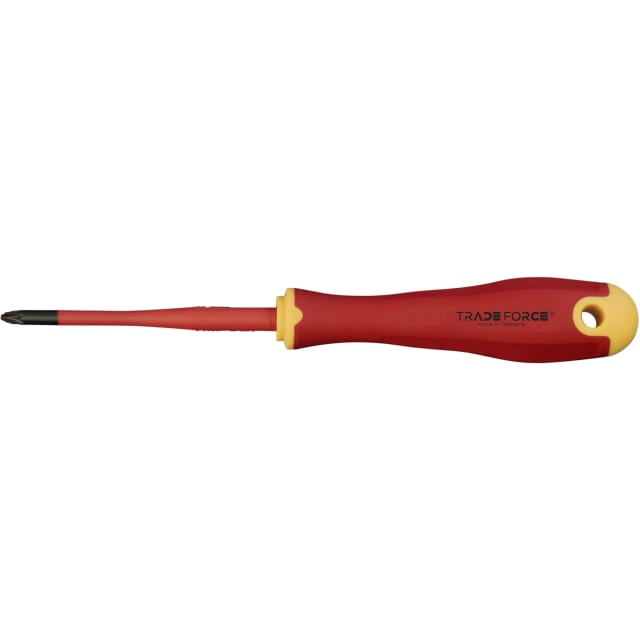 TRADEFORCE - Tournevis isolé 1000V SL/PZx80mm TRADEFORCE - Tournevis isolé 1000V SL/PZx80mm