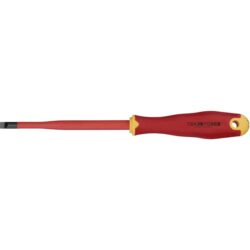 Détails visibles de Tournevis plat isolé 1000V 6,5 x 100 mm E-slim pour Tournevis