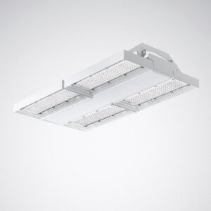 Projecteur LED industriel rectangulaire blanc IP65 avec modules LED intégrés