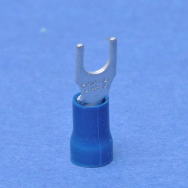 TYCO-AMP - COSSE A SERTIR FOURCHE M4 BLEU 1 TYCO-AMP - COSSE A SERTIR FOURCHE M4 BLEU 1