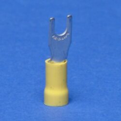 Cosse à sertir fourche M4 jaune 2,7-6,6 mm², configuration visible