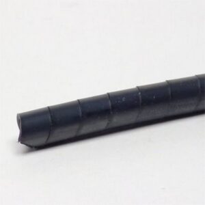 Gaine spiralée noire pour câble 5 à 20 mm