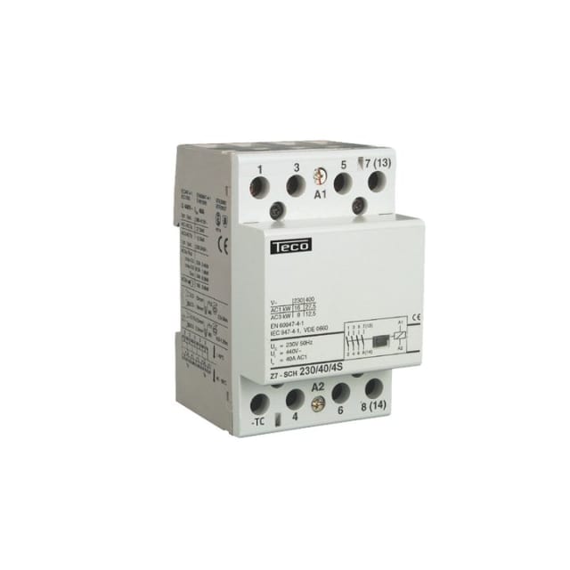 Teco - Contacteur Teco 230VAC 40A 4NO - Z7SCH2304040 Teco - Contacteur Teco 230VAC 40A 4NO - Z7SCH2304040