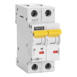 Détails visibles de Disjoncteur bipolaire 25A 4,5kA courbe C pour Disjoncteurs bipolaires,2P