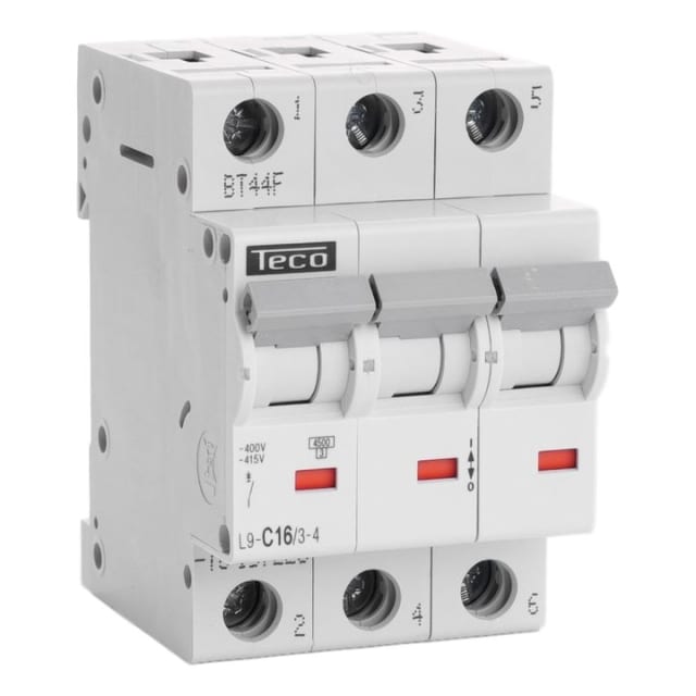 Teco - Disjoncteur Teco 3P 16A 4 Teco - Disjoncteur Teco 3P 16A 4